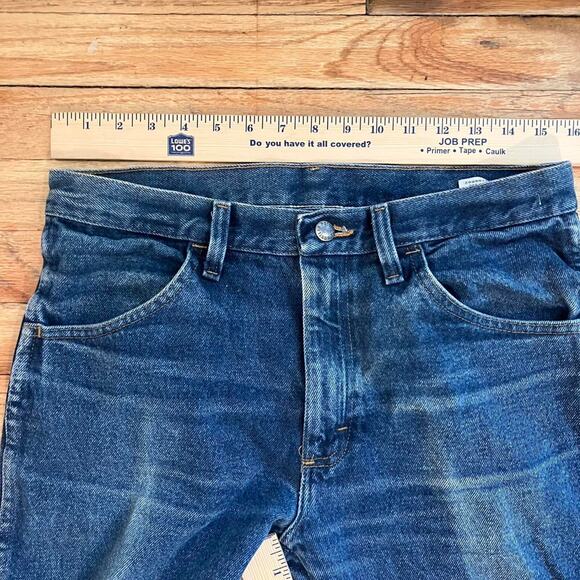 Vintage Y2K Rustler Faded Denim Blue Jeans Western Cowboy - Picture 6 of 7